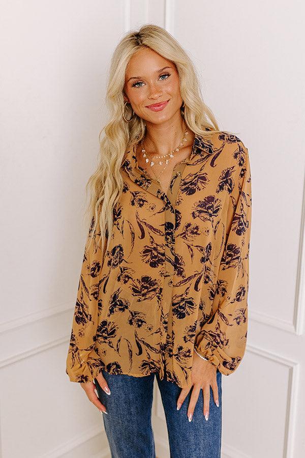 Slip Into Something Chic Button Up Top Product Image