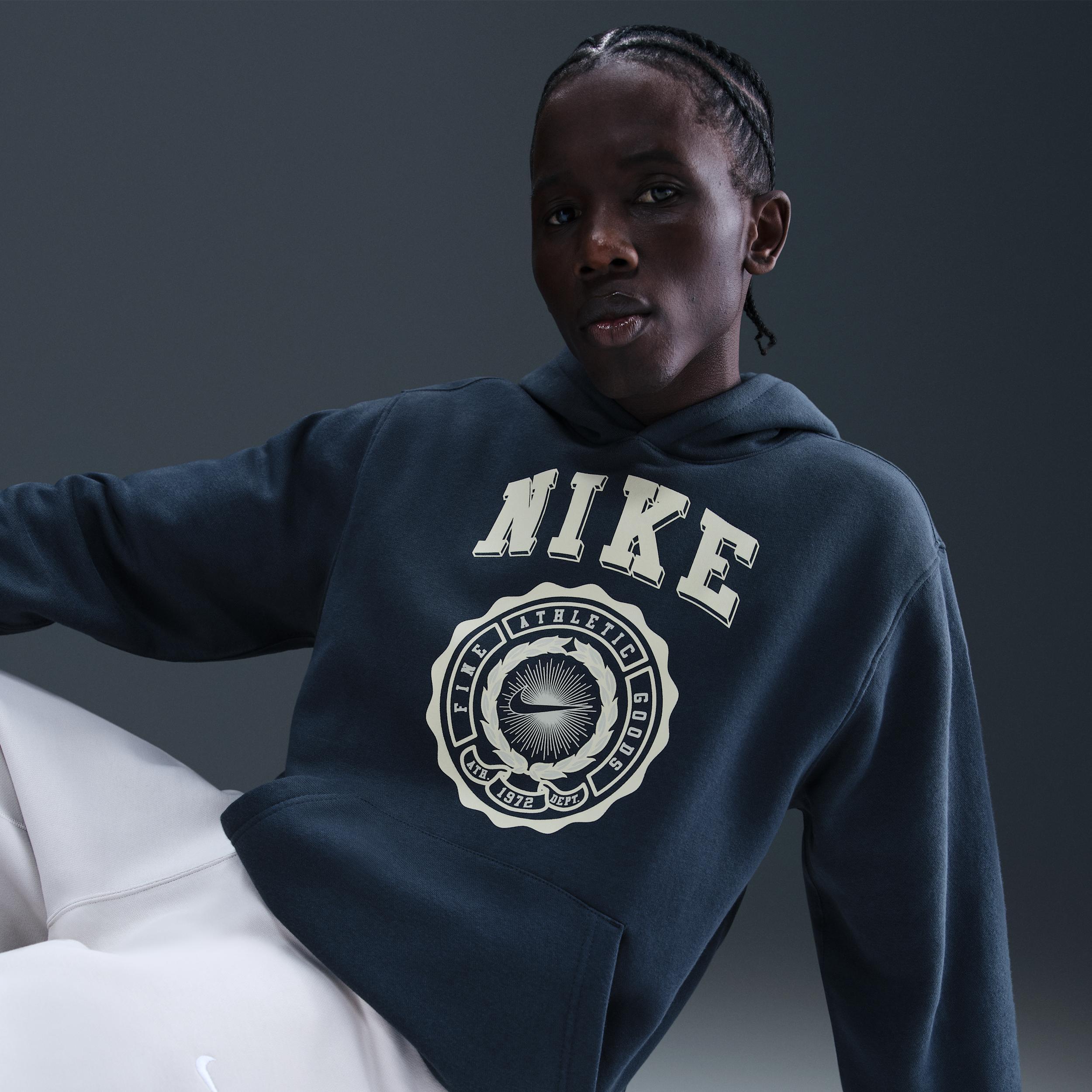 Nike Mens Club Pull-Over Fleece Hoodie | IH7548-437 Product Image