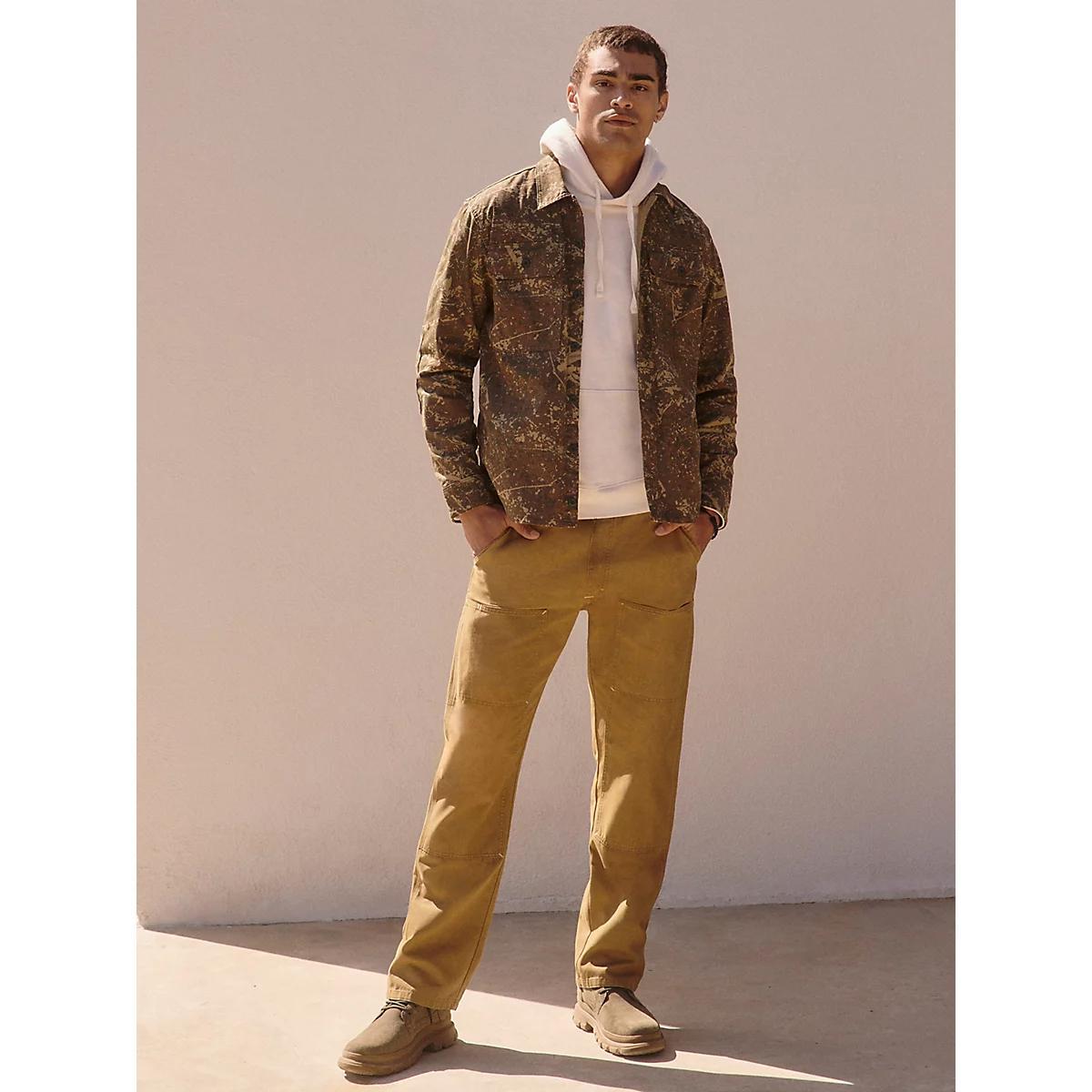 Men's Relaxed Fit Utility Pant in Dull Gold Product Image
