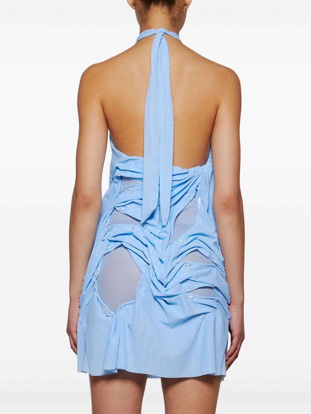 hand-draped mini dress Product Image