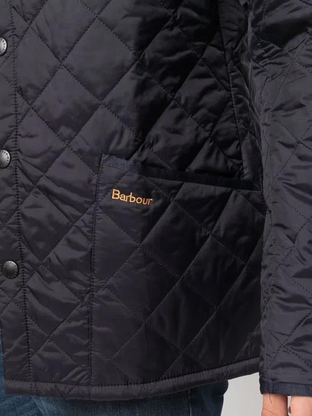 BARBOUR Heritage Liddesdale Quilt In Blue Product Image