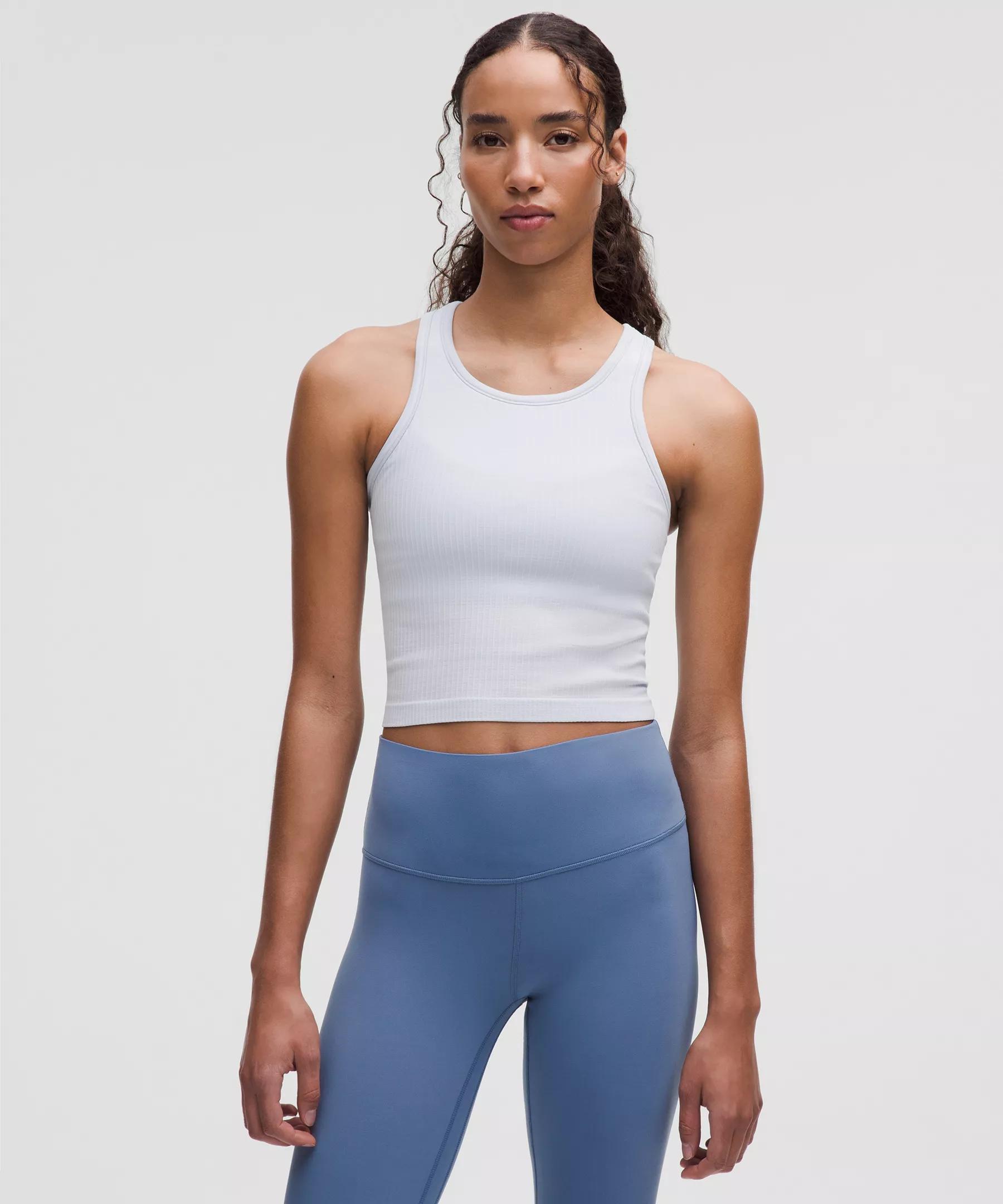 Ebb to Street Cropped Racerback Tank Top *Light Support, B/C Cup Product Image