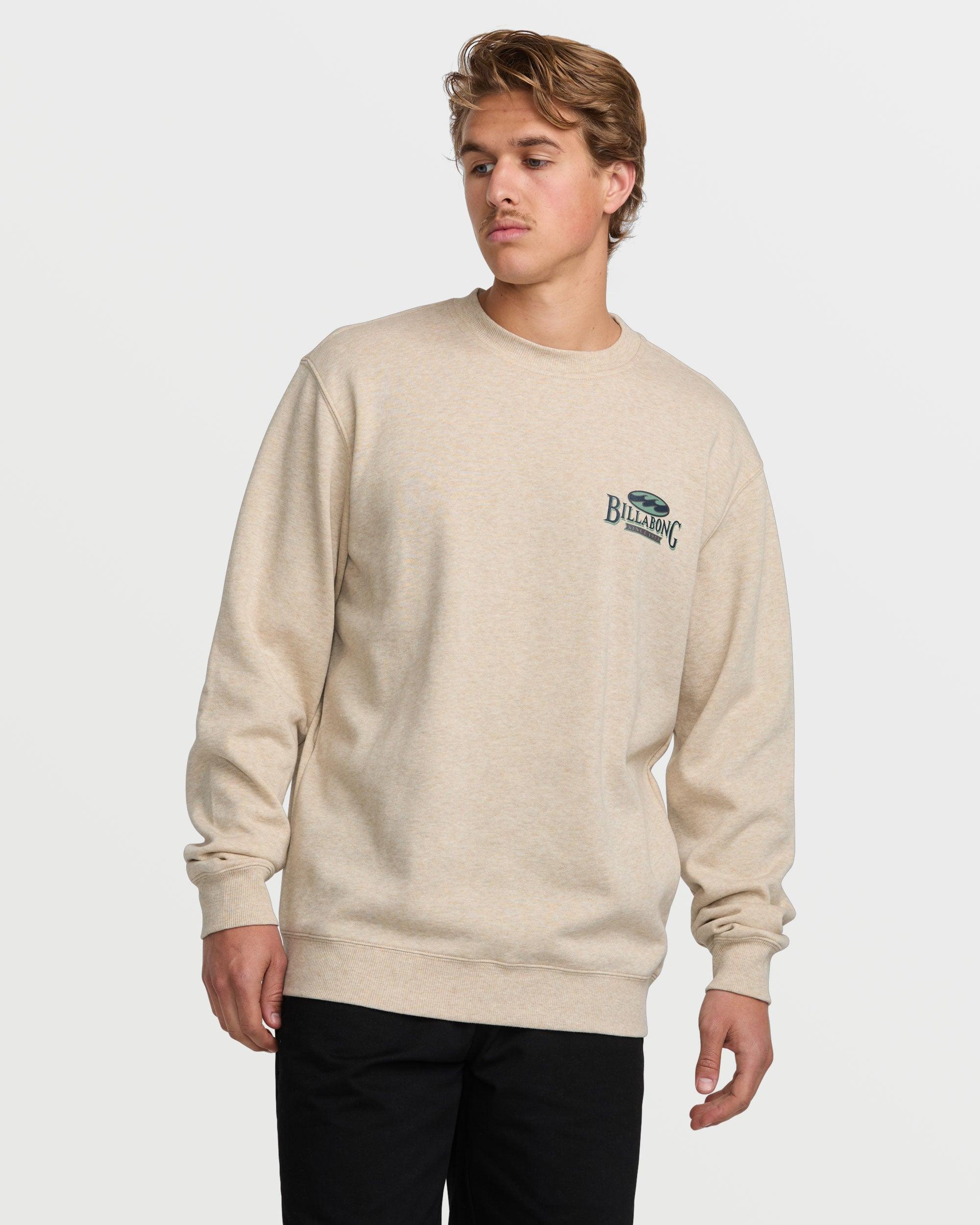 Short Sands Crew Sweatshirt - Oatmeal Heather Male Product Image