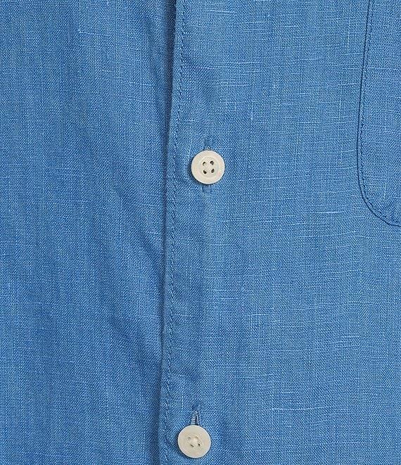 Caribbean Big & Tall Linen Short Sleeve Woven Shirt Product Image