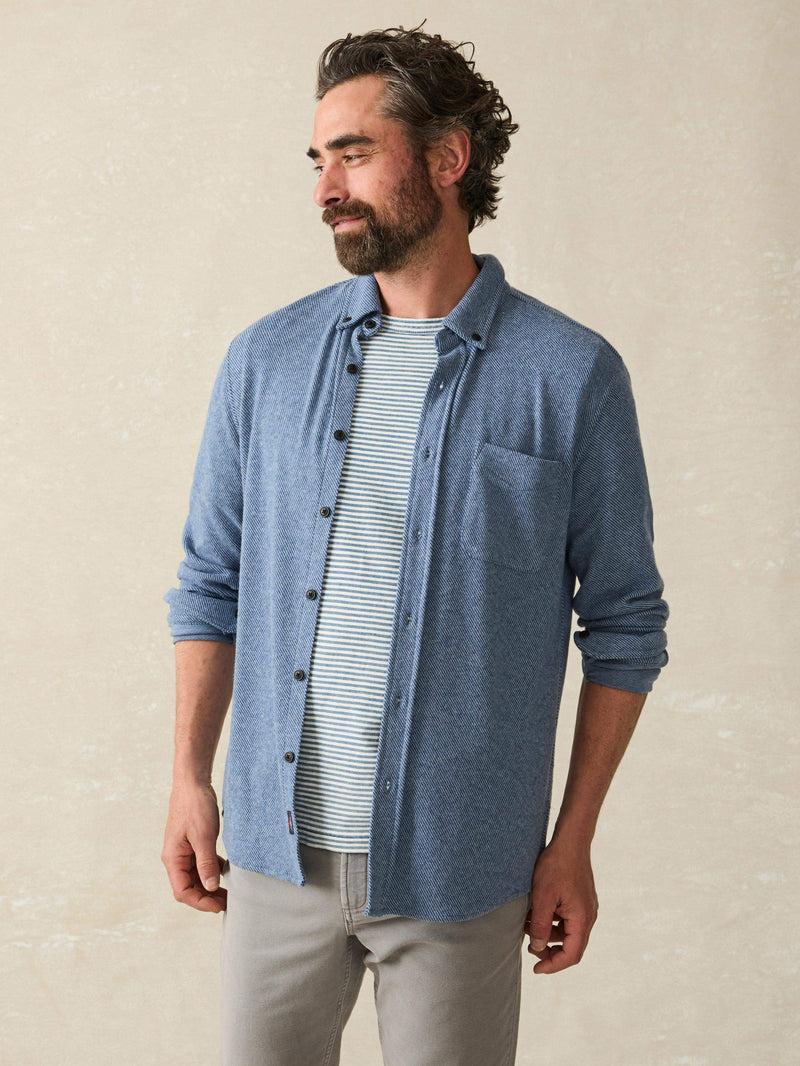 Legend™ Sweater Shirt (Single Pocket) - Glacier Blue Twill Product Image