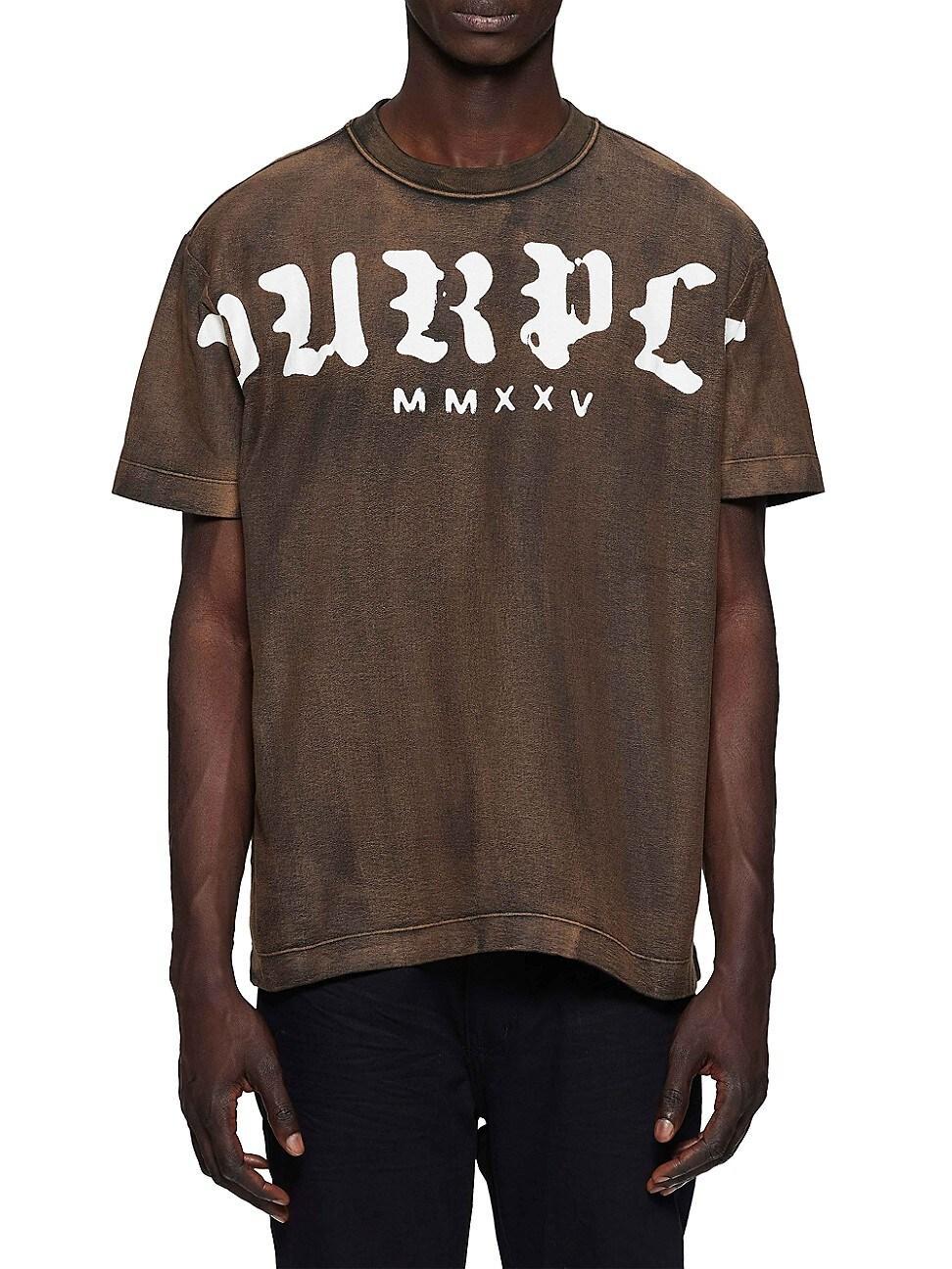 Mens Textured Jersey Logo T-Shirt Product Image