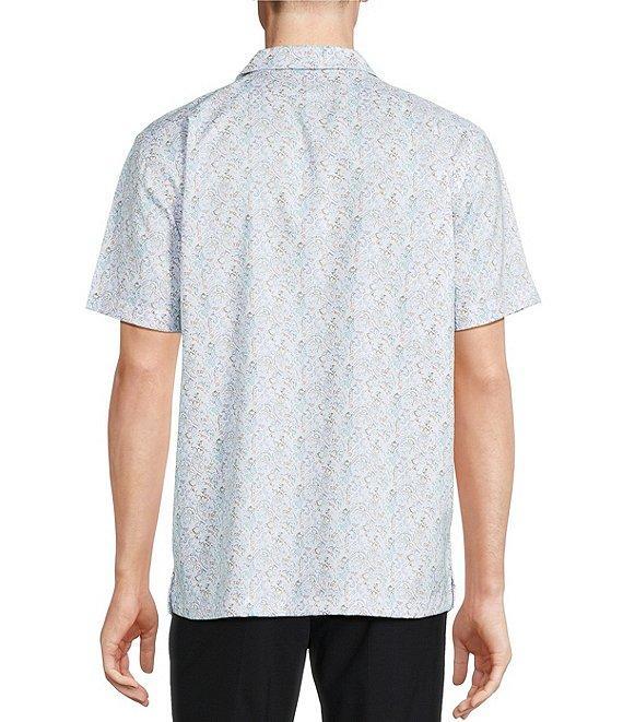 Daniel Cremieux Signature Label Paisley Short Sleeve Woven Camp Shirt Product Image