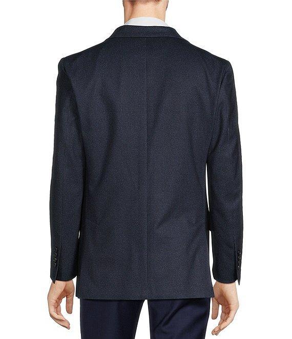 Hickey Freeman Classic Fit Tonal Plaid Pattern Sport Coat Product Image