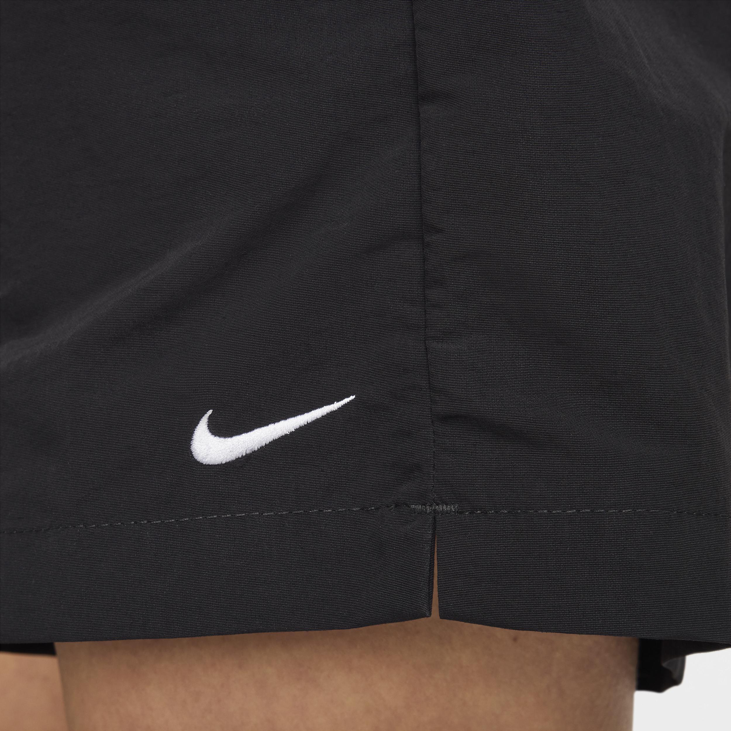 Nike Womens Nike Essential 5 Woven Shorts - Womens Black/White Product Image