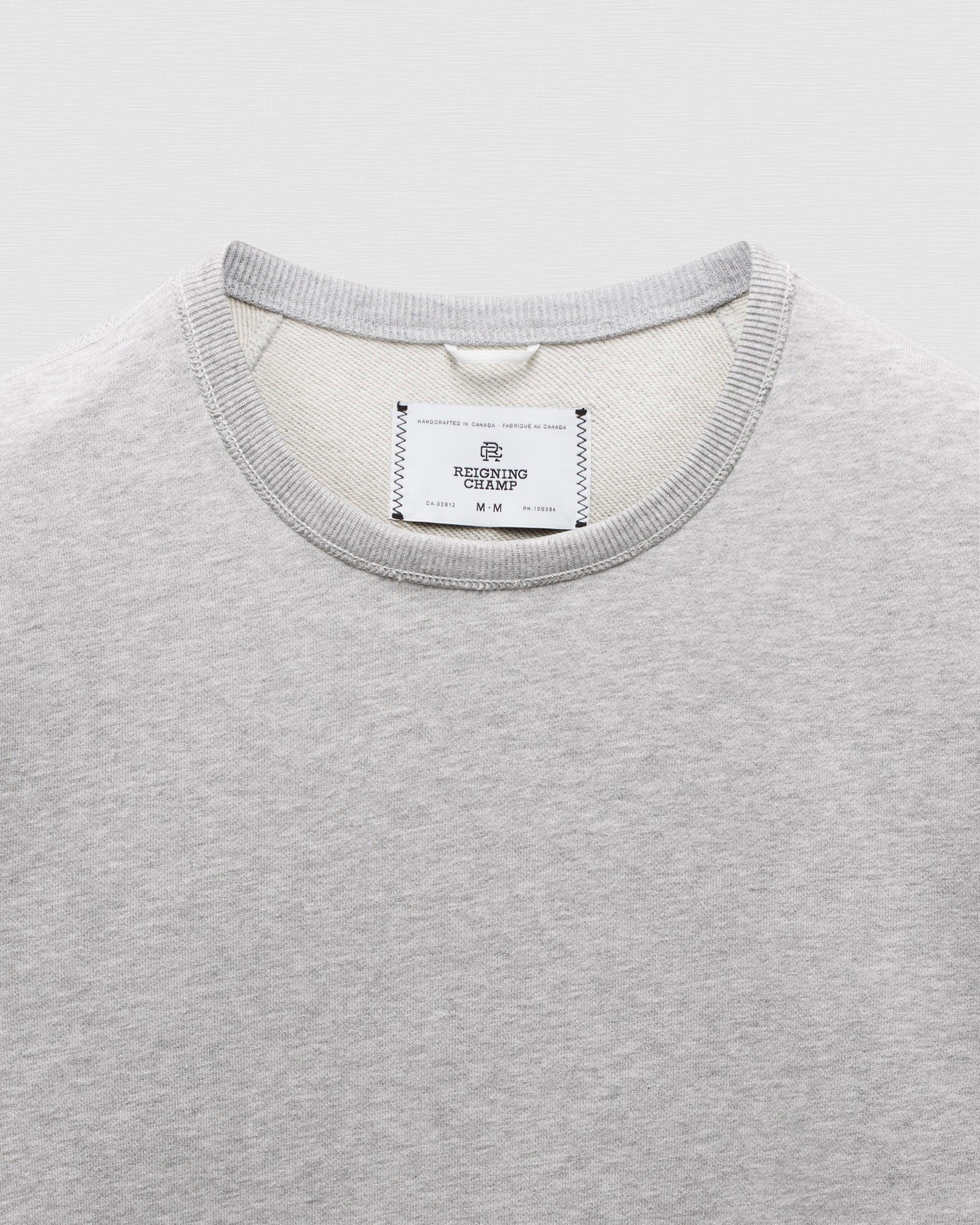 Midweight Terry Slim Crewneck - Vault Male Product Image