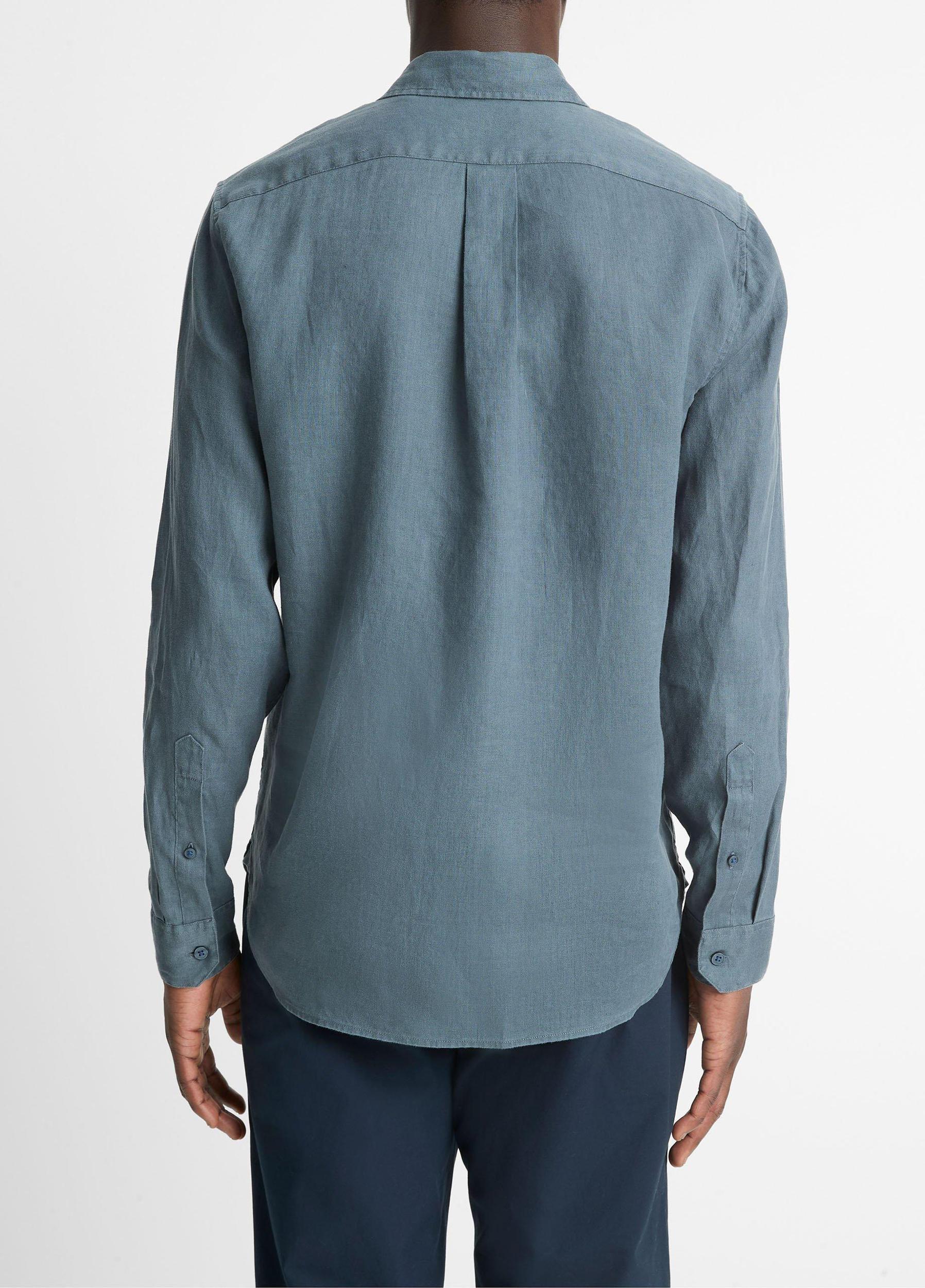 Linen Long-Sleeve Shirt Product Image