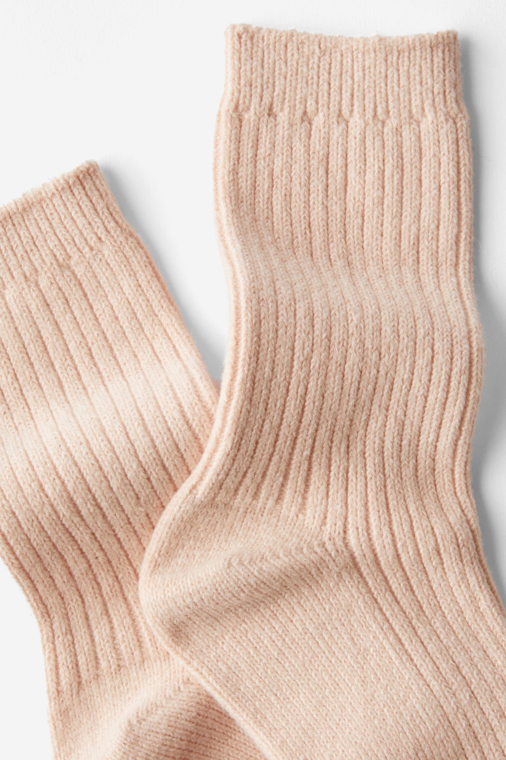 Classic Ribbed Cosy Crew Sock Product Image