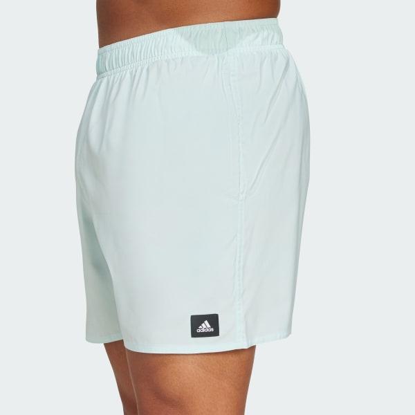 adidas Solid CLX Short-Length Swim Shorts Pure Ruby M Mens Product Image