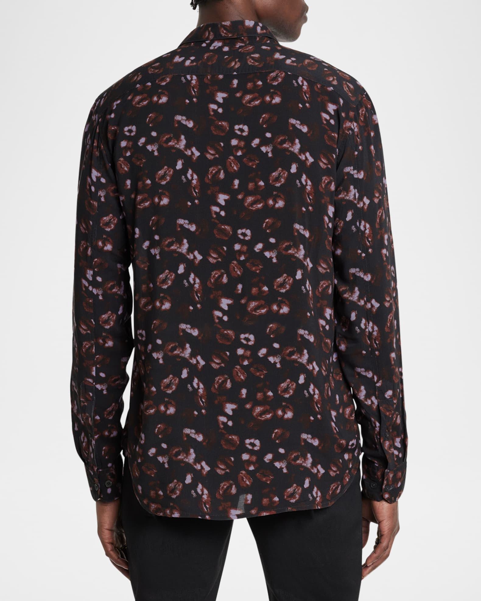 Men's Rodney Kiss-Print Sport Shirt Product Image
