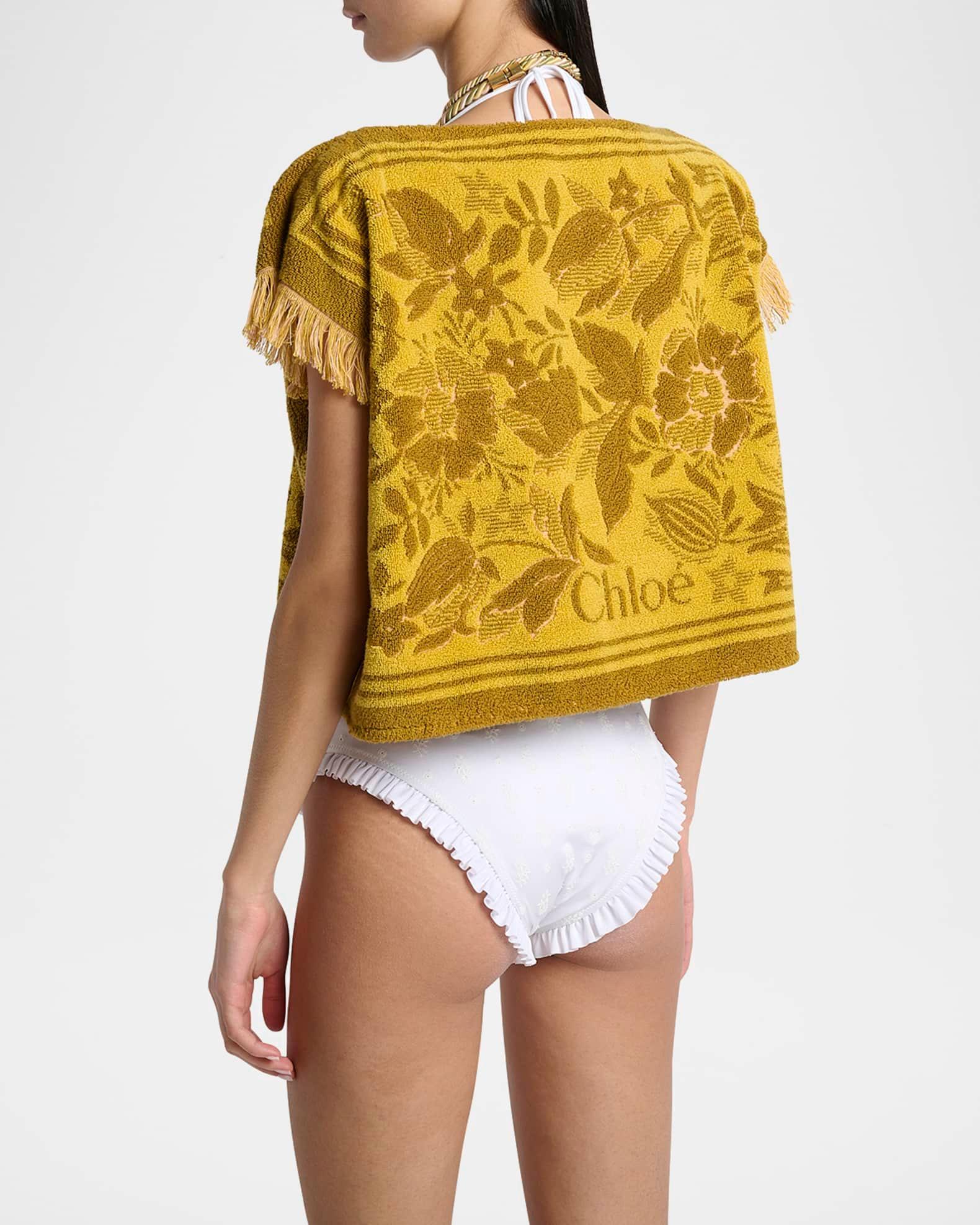 Short-Sleeve Towelling Boxy Top Product Image