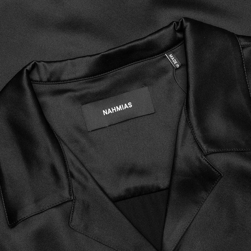 Miracle Academy S/S Silk Shirt - Black Male Product Image