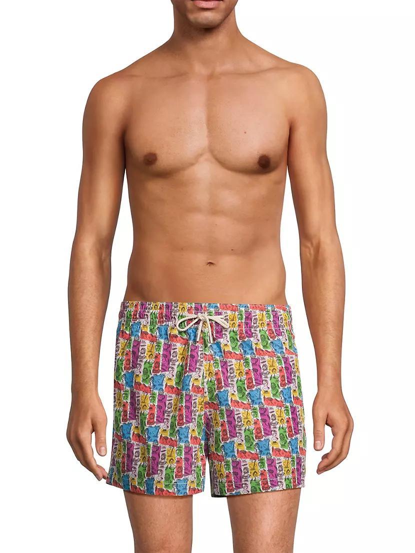 Italians Do It Better Graphic Swim Shorts Product Image