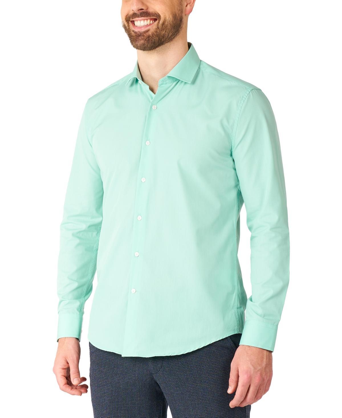 Mens OppoSuits Modern-Fit Dress Shirt Green Product Image