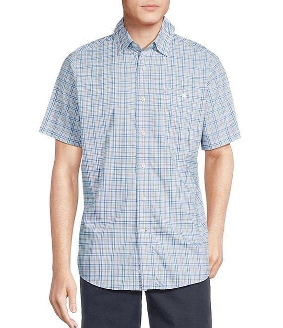 Cremieux Blue Label Performance Stretch Plaid Short Sleeve Woven Shirt Product Image