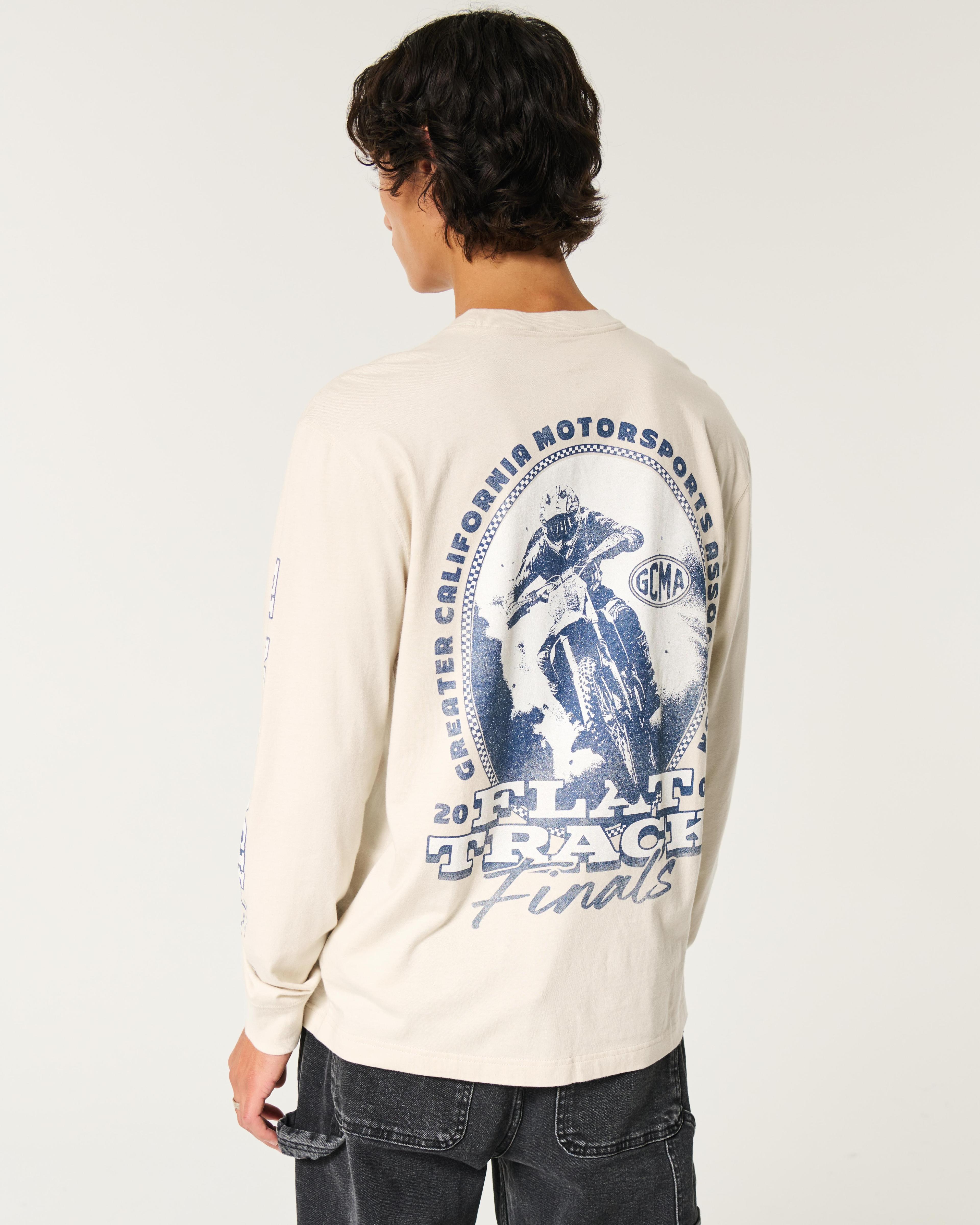 Relaxed Long-Sleeve California Motorsports Graphic Tee Product Image