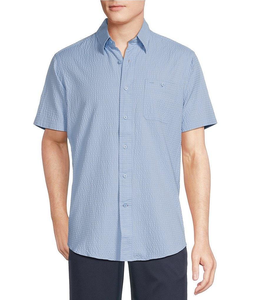 Cremieux Blue Label Performance Stretch Seersucker Short Sleeve Woven Shirt Product Image