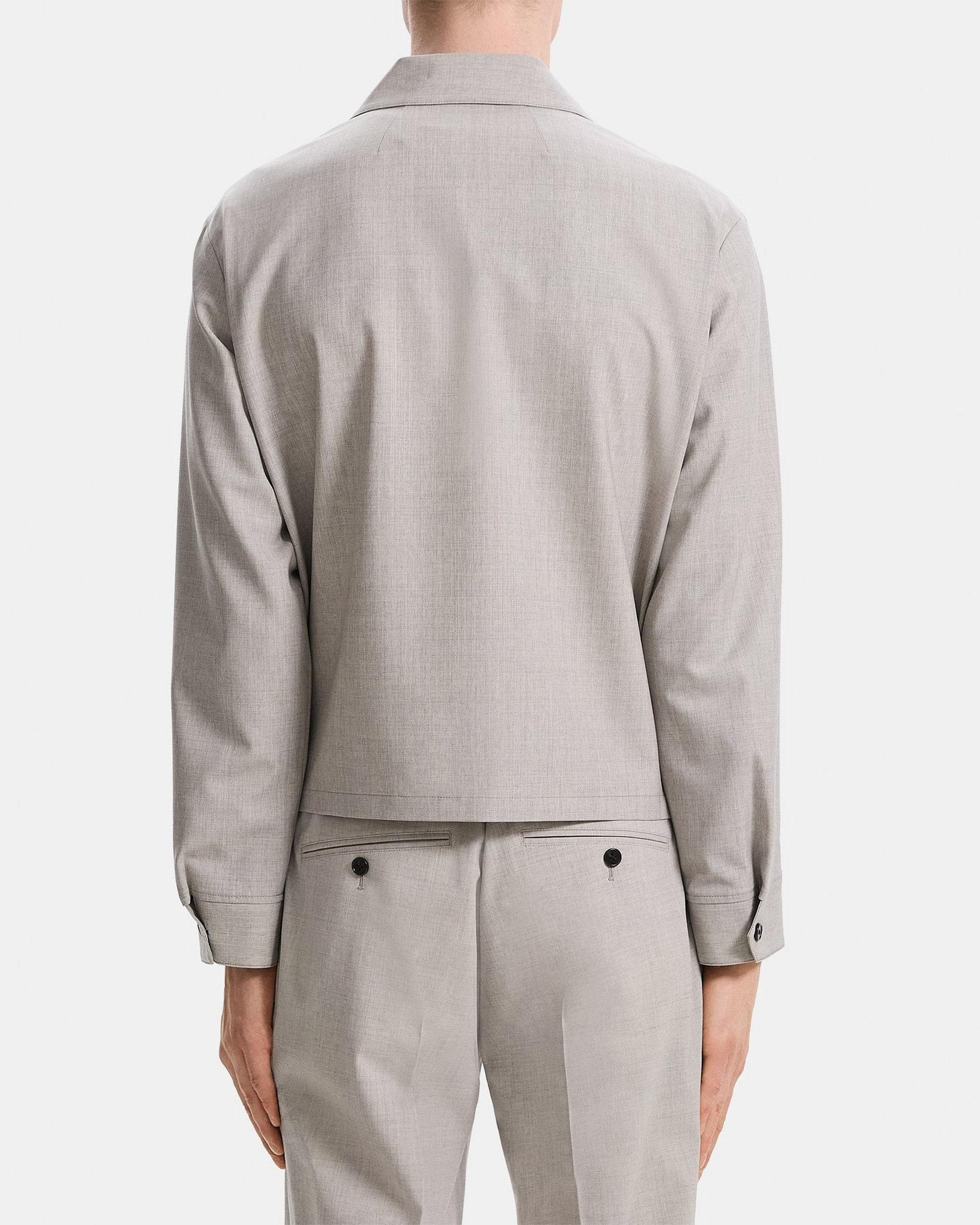 Zip Jacket in Stretch Wool Product Image