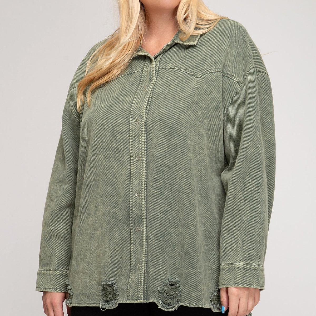 2569   Shania Denim Jacket Product Image