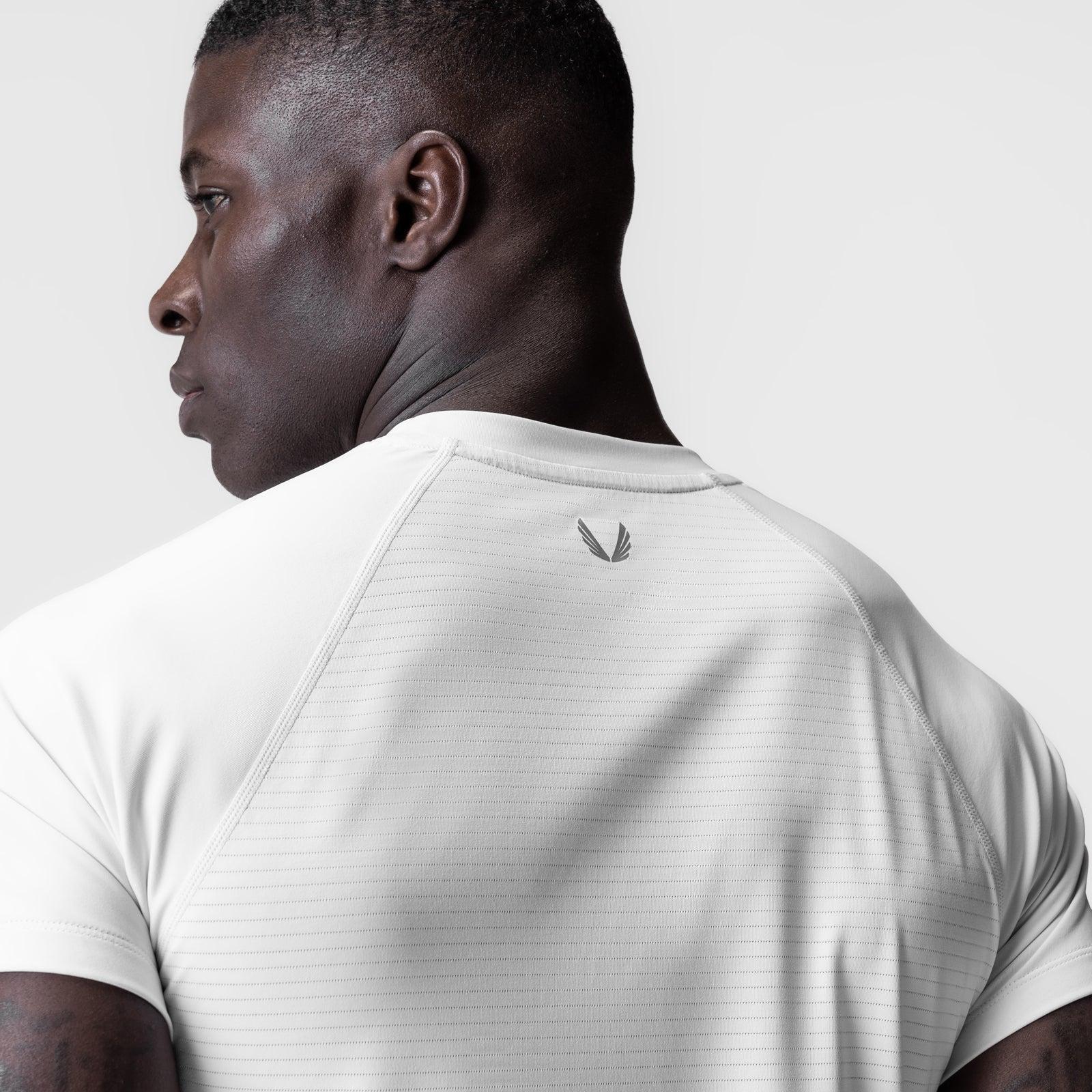 0839. 3D-Lite® 2.0 Lycra® Fitted Tee - White "OTWR" Product Image