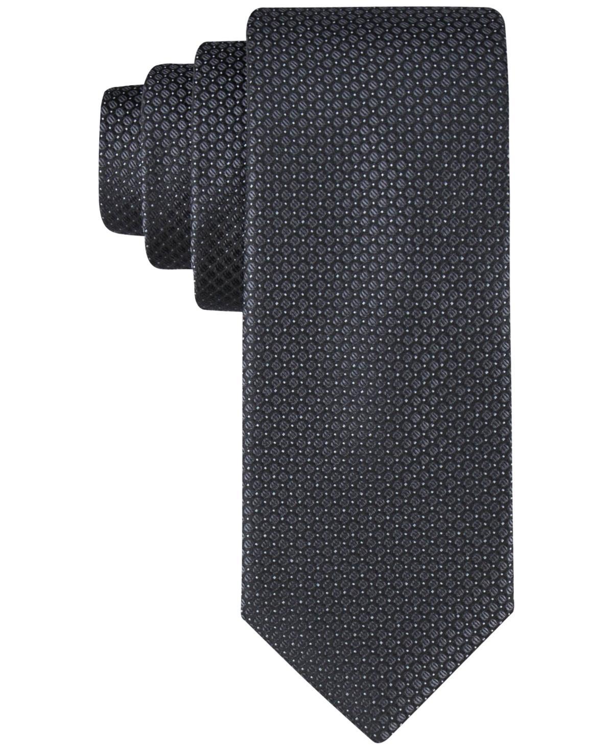 Calvin Klein Mens Steel Micro-Dot Solid Tie Product Image