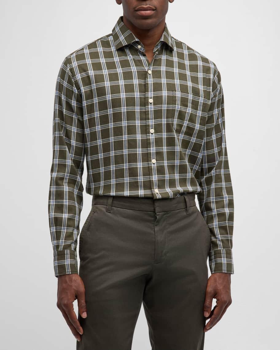 Men's Vernon Flannelite Check Sport Shirt Product Image