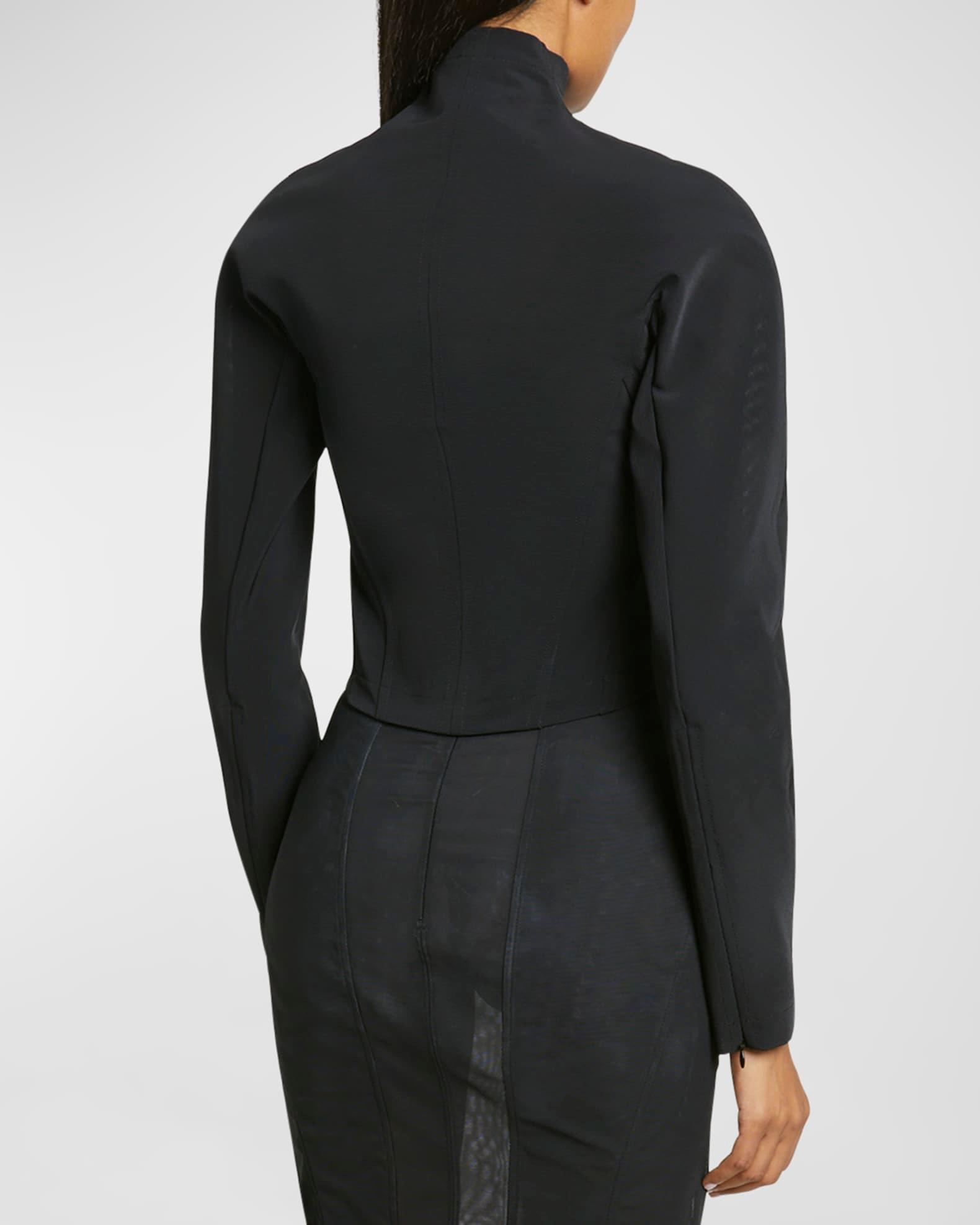 High Neck Zip-Up Jacket Product Image