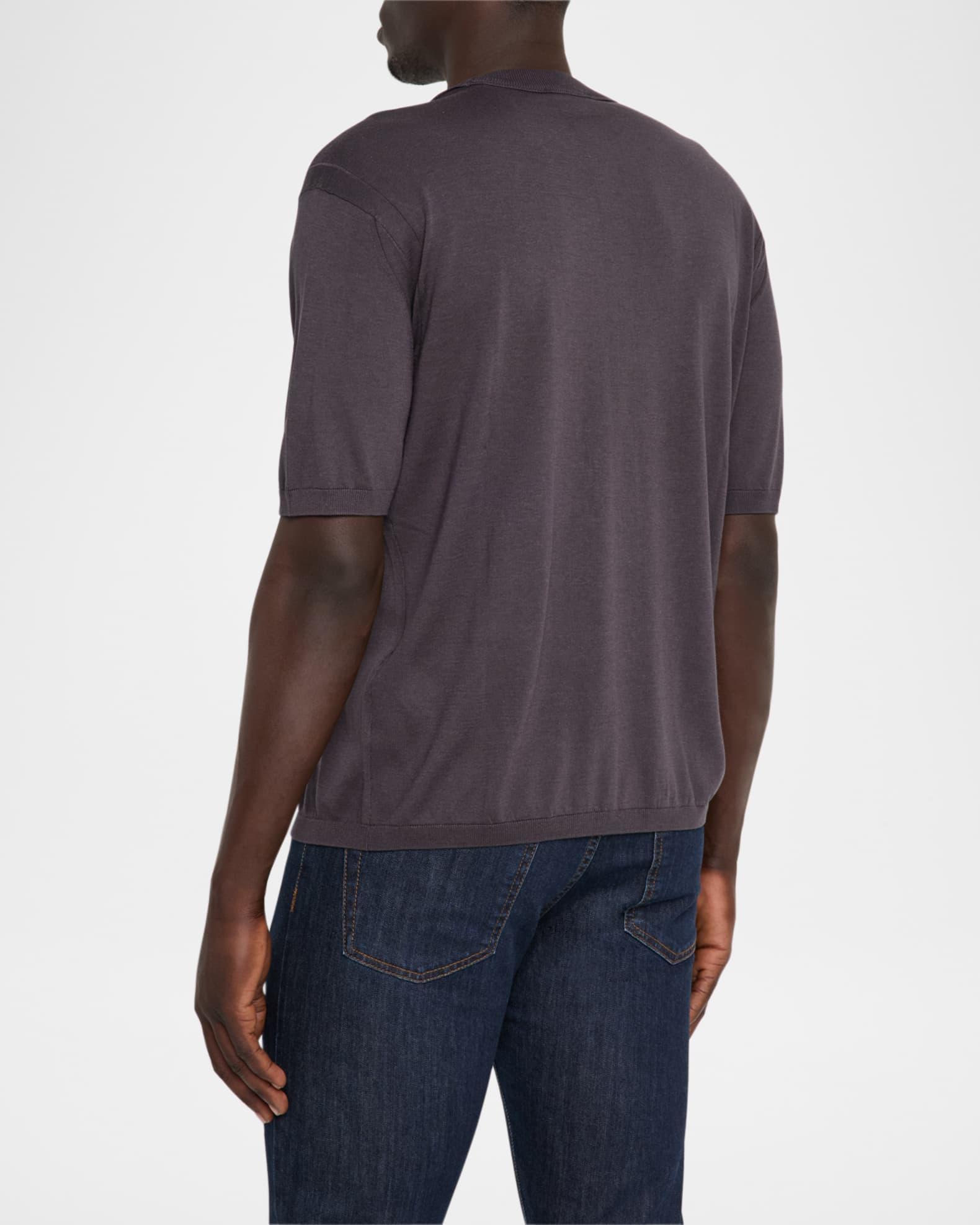 Men's Lyocell, Cotton and Silk Crewneck T-Shirt Product Image