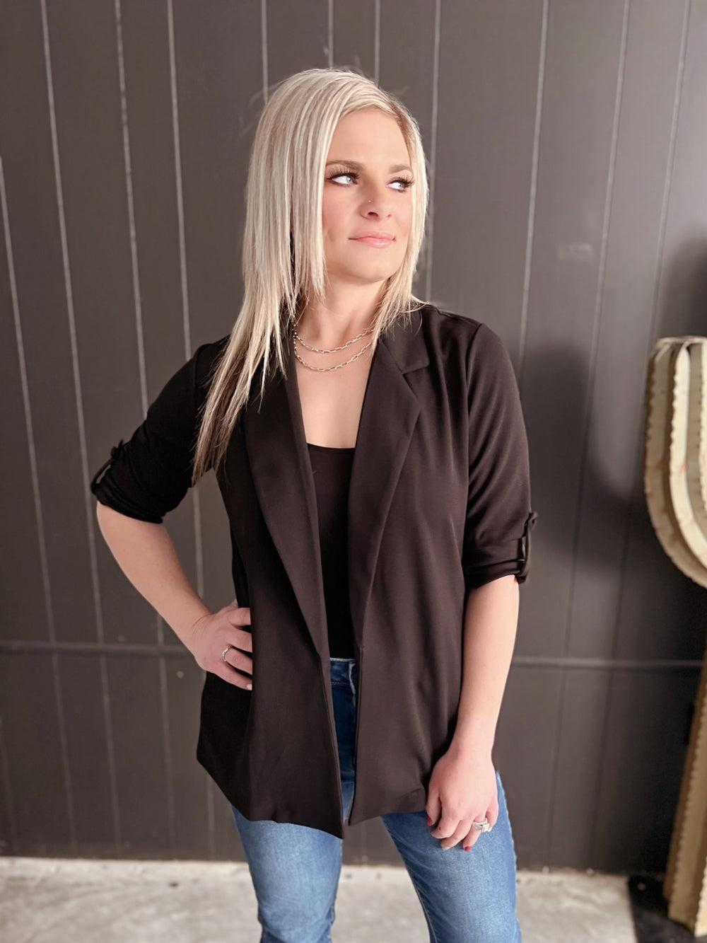 Front Pocket Blazer  - 2 Colors Product Image