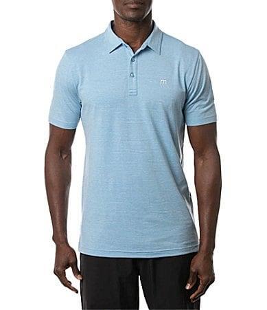 TravisMathew The Heater Performance Stretch Short Sleeve Polo Shirt Product Image