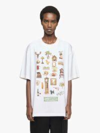 DIORAMA PRINTED T-SHIRT in white | JW Anderson US  Product Image