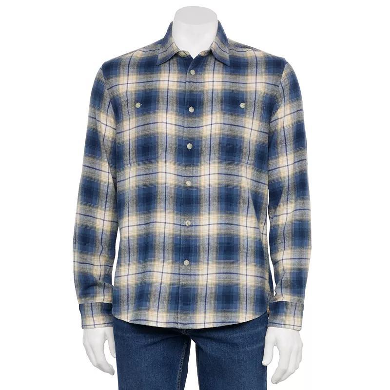 Mens Sonoma Goods For Life Supersoft Flannel Button-Down Shirt Product Image