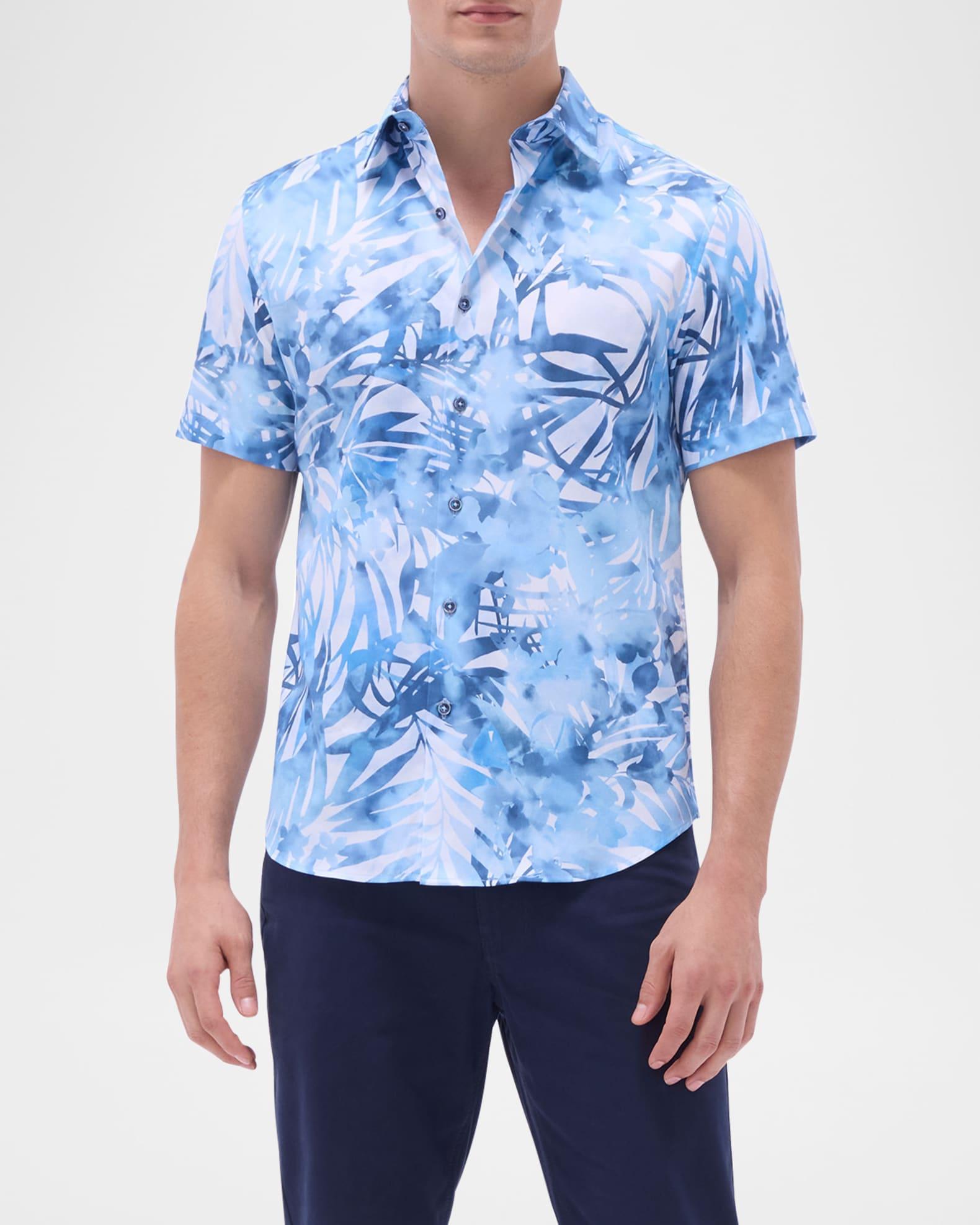 Men's Orson Woven Short-Sleeve Sport Shirt Product Image