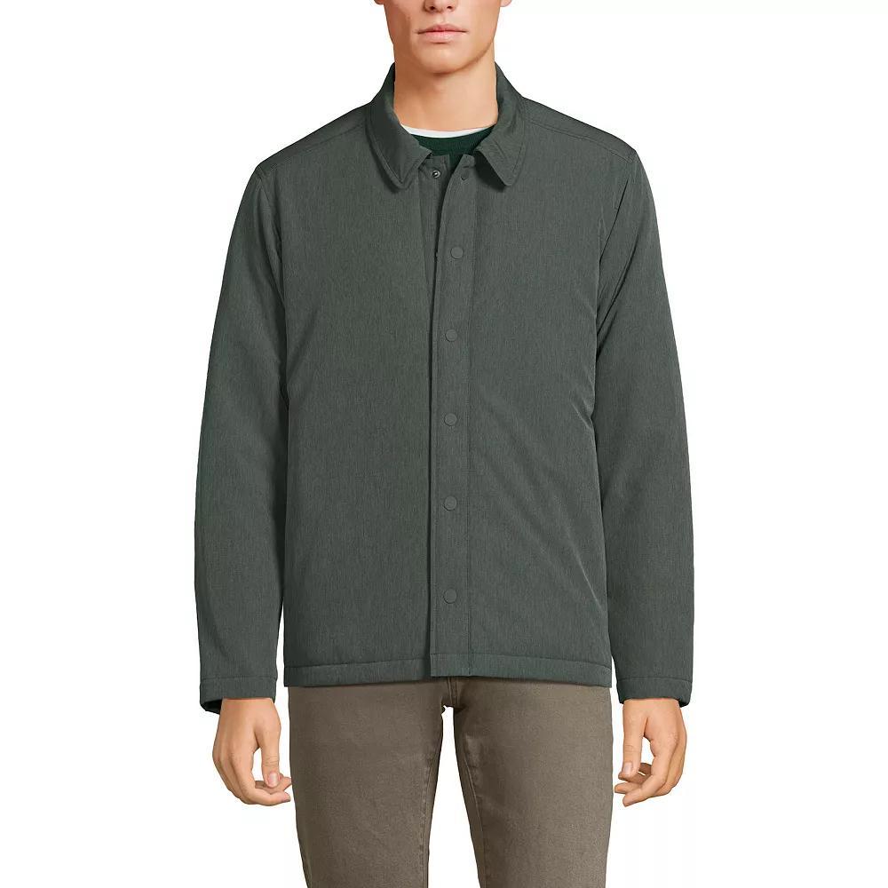 Men's Lands' End Commuter Refined Non Quilted Shirt Jacket,  Product Image