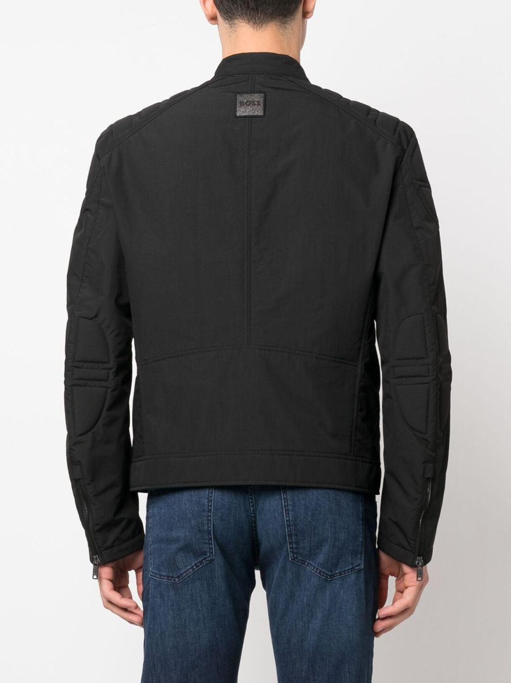 Logo-patch Zip-up Jacket In Black Product Image