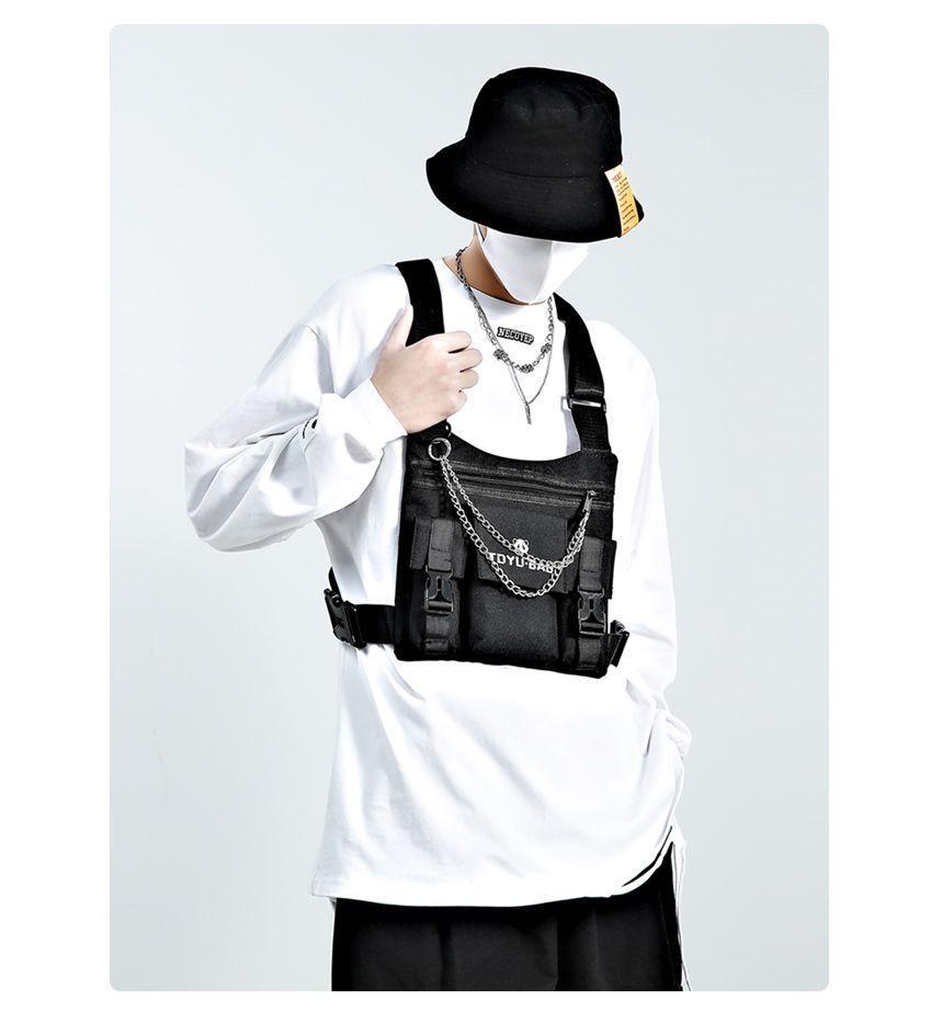 Snap Buckle Chest Rig Belt Bag Product Image