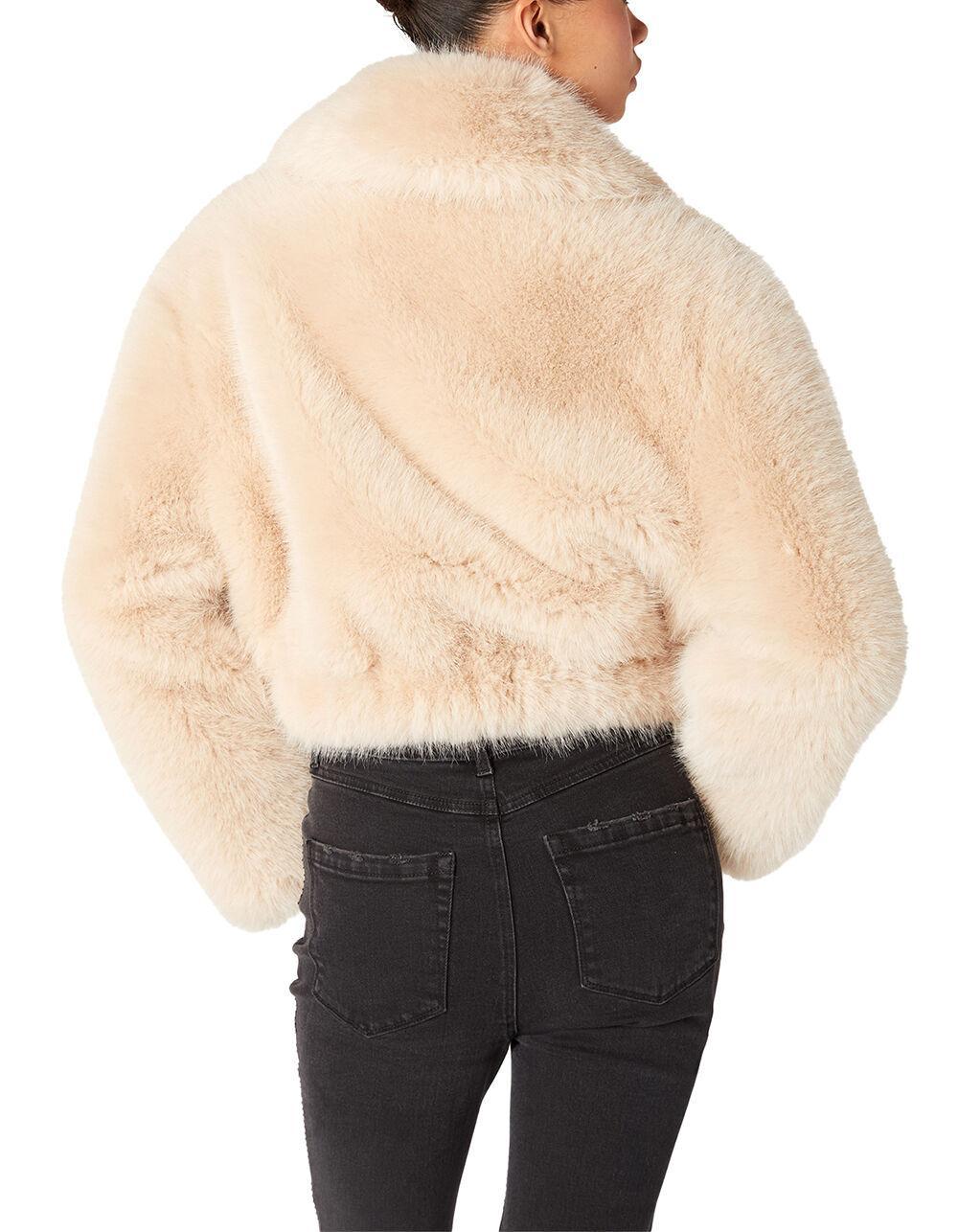 BLANK NYC Gram Moment Faux Fur Womens Bomber Product Image