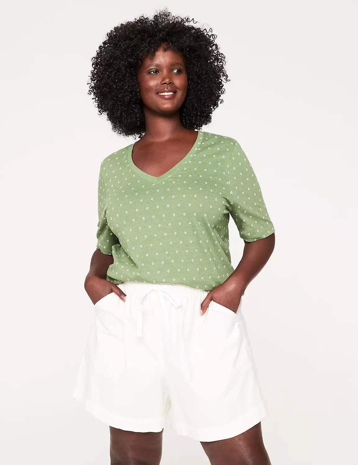 Perfect Sleeve V-Neck Tee Product Image