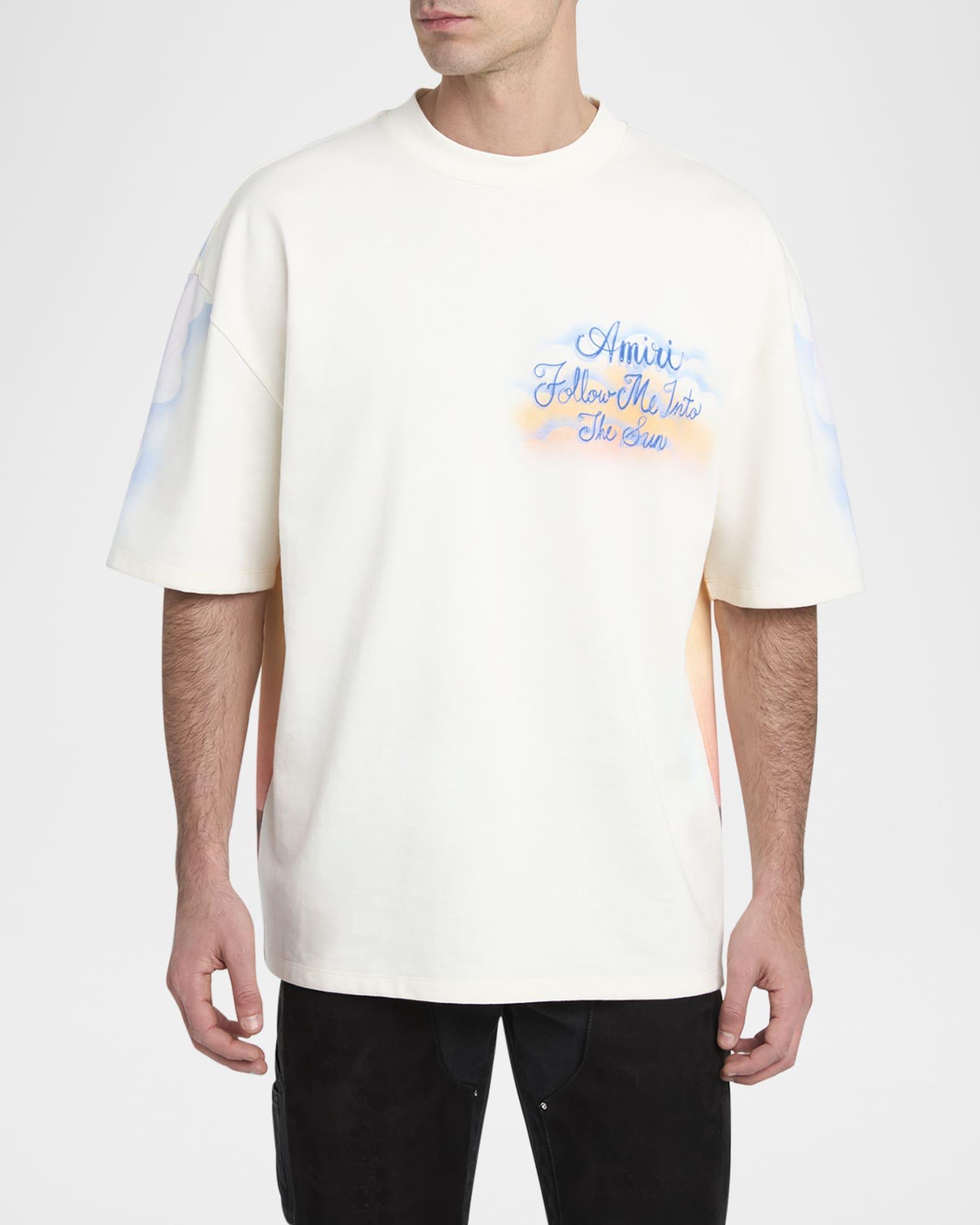 Mens Follow Me Cotton Oversized Crewneck T-Shirt Product Image