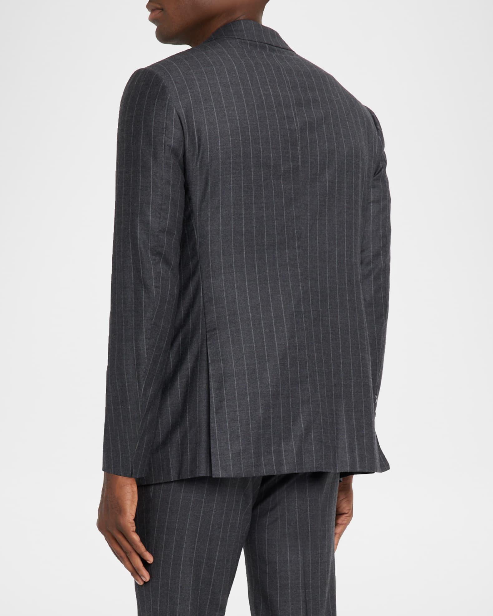 Men's Wool Pinstripe Two-Piece Suit Product Image