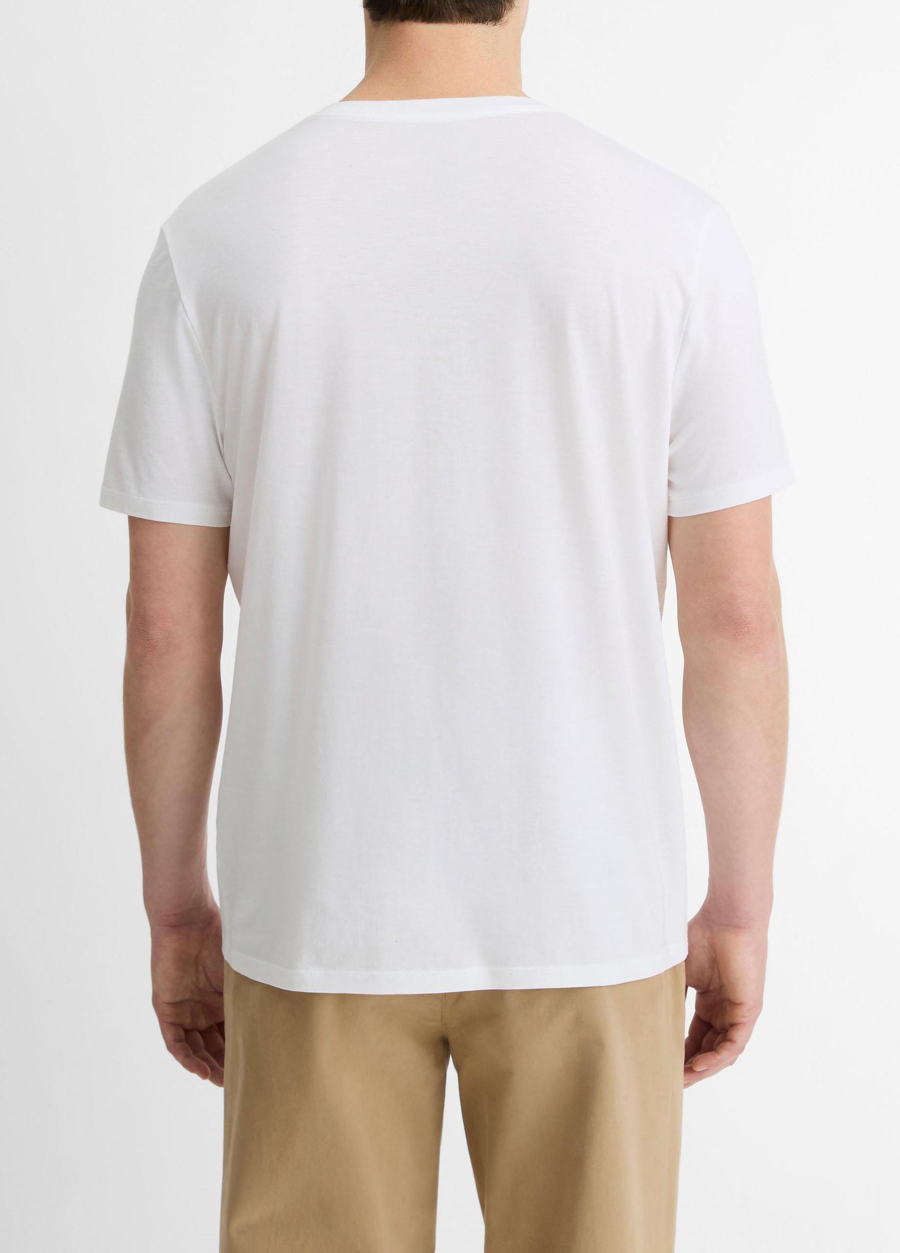 Pima Cotton V-Neck T-Shirt Product Image