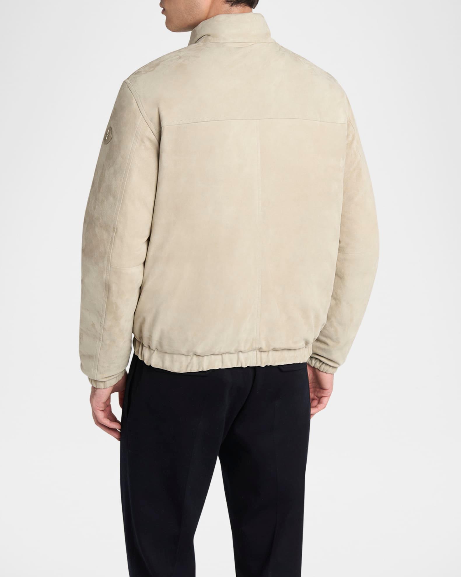 Men's Cernay Reversible Suede and Quilted Jacket Product Image