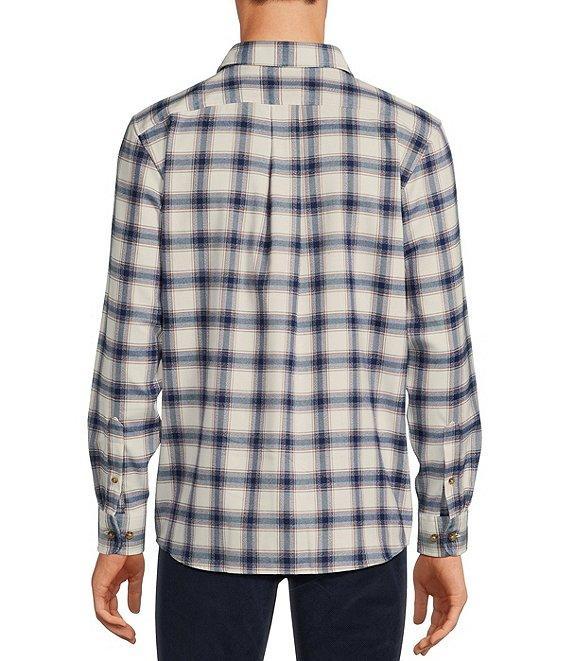 Rowm Long Sleeve Jaspe Medium Plaid Button Down Shirt Product Image