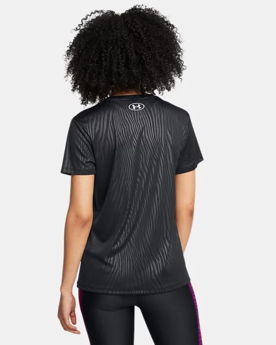 Women's UA Tech™ Emboss Short Sleeve Product Image