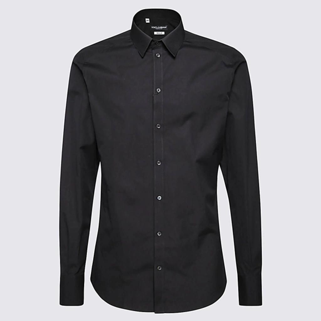 Black Cotton Shirt Product Image