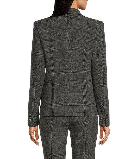 BOSS by Hugo Boss Jarinara Woven Notch Lapel Collar Long Sleeve Pocketed Blazer Product Image